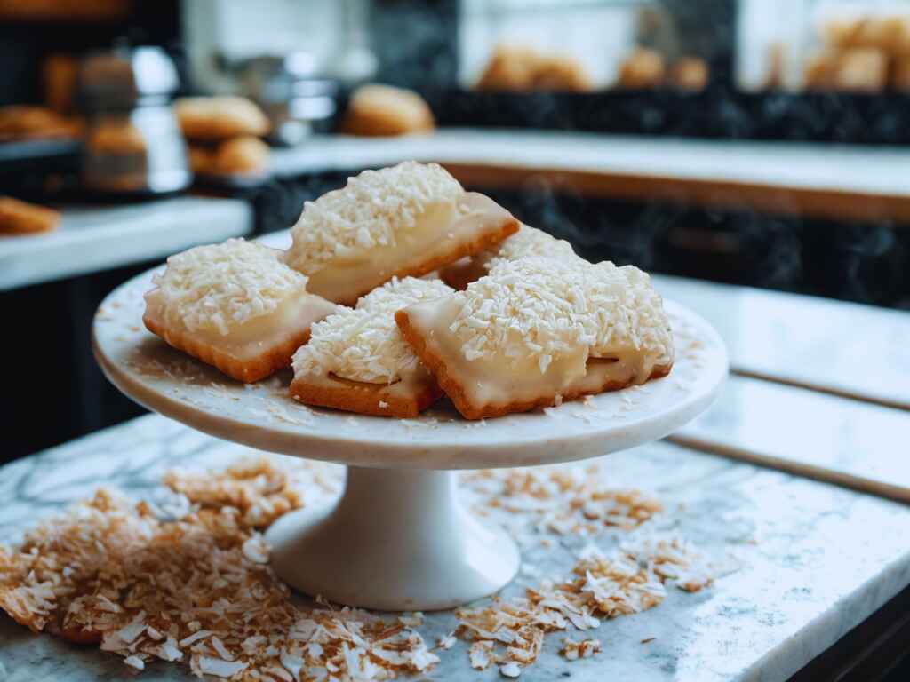 Princeska w białej czekoladzie z nadzieniem kokosowym